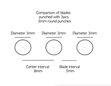 Load image into Gallery viewer, Connecting punch, Connecting punches can be used as a substitute for a chisel. steel hole puncher Leather craft tool-MLT- P0000DRV