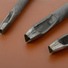 Load image into Gallery viewer, Heart metal leather hole punch,hole puncher,leather craft tools, 3Kinds (small,medium,large) MLT-P0000BQI