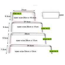 Load image into Gallery viewer, Metal Doctor Bag Frame: Internal Dulles Bag Hardware (21cm~38cm) Leather craft tool MLT-P00000ID