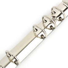 Load image into Gallery viewer, B6 Book Binder – 6-Ring, Silver Leather Craft Tool (20R~35R) MLT- P0000BIU
