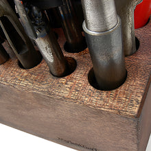 Load image into Gallery viewer, Small size Tool Rack, Wooden Design tool Organizer for your Leather Craft Tools-P0000BOC