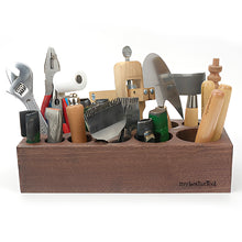 Load image into Gallery viewer, Big size Tool Rack, Wooden Design Tool Organizer for your Leather Craft Tools P0000BOB