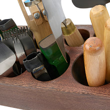 Load image into Gallery viewer, Big size Tool Rack, Wooden Design Tool Organizer for your Leather Craft Tools P0000BOB