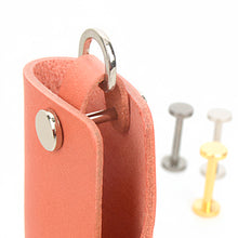 Load image into Gallery viewer, Buckles Handbag accessory dumbbell ver.2(8mm Cap size)- shaped buckles, Leather DIY making asscessories, Leather craft tools MLT-P0000BFG