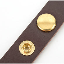 Load image into Gallery viewer, Brass Ring Snap Rivets: Gold, Silver, Antique - 13/15mm (4pcs of 1Set) P0000BFI