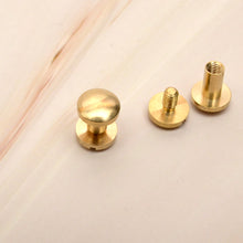 Load image into Gallery viewer, Dumbbell decoration cap size 8mm Selling in units of 10pcs Leather Craft Tool -MLT- P0000DPQ