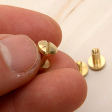 Load image into Gallery viewer, Dumbbell decoration cap size 8mm Selling in units of 10pcs Leather Craft Tool -MLT- P0000DPQ