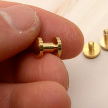 Load image into Gallery viewer, Dumbbell decoration cap size 8mm Selling in units of 10pcs Leather Craft Tool -MLT- P0000DPQ