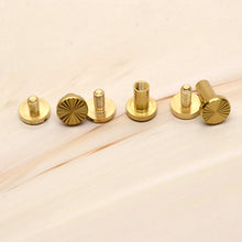 Load image into Gallery viewer, Chicago screw decoration cap size 8 mm Selling in units of 10pcs , Leather craft tool-MLT-P0000DPR