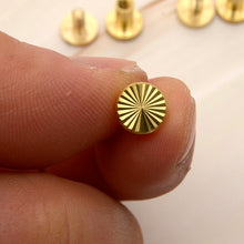Load image into Gallery viewer, Chicago screw decoration cap size 8 mm Selling in units of 10pcs , Leather craft tool-MLT-P0000DPR