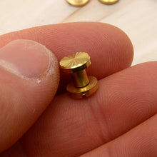 Load image into Gallery viewer, Chicago screw decoration cap size 8 mm Selling in units of 10pcs , Leather craft tool-MLT-P0000DPR