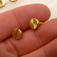 Load image into Gallery viewer, Chicago screw decoration cap size 8 mm Selling in units of 10pcs , Leather craft tool-MLT-P0000DPR