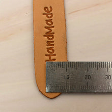 Load image into Gallery viewer, hand made Leather Label 5 pcs- DIY Material Bag Supplies label for leather crafting, MLT- P0000DPS