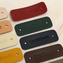 Load image into Gallery viewer, hand made Leather Label 5 pcs- DIY Material Bag Supplies label for leather crafting, MLT- P0000DPS