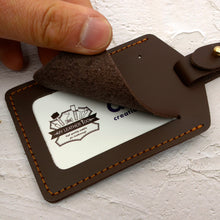 Load image into Gallery viewer, Leather Craft DIY Name Tag Making Kit Thread, needle can be added, Leather craft tools MLT-P0000DPT
