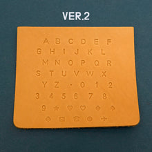 Load image into Gallery viewer, Beginner Leather Carving Alphabet Initial Engraving Set Leather craft Stamping Stamp MLT- P0000DQO