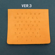 Load image into Gallery viewer, Beginner Leather Carving Alphabet Initial Engraving Set Leather craft Stamping Stamp MLT- P0000DQO
