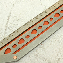 Load image into Gallery viewer, Belt Hole Guide, Hole Saw Pattern Templet Tool. Leather craft tools MLT-P0000DQZ