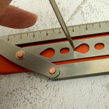 Load image into Gallery viewer, Belt Hole Guide, Hole Saw Pattern Templet Tool. Leather craft tools MLT-P0000DQZ