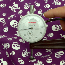 Load image into Gallery viewer, SKULL Print Tax Suede Goat Sheepskin, Finished Goatskin Leather (NOT Cutting size,4~6 sq ft overall) Leather crafting MLT- P0000DRC