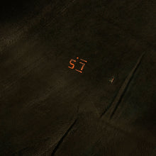 Load image into Gallery viewer, SKULL Print Tax Suede Goat Sheepskin, Finished Goatskin Leather (NOT Cutting size,4~6 sq ft overall) Leather crafting MLT- P0000DRC