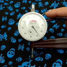 Load image into Gallery viewer, SKULL Print Tax Suede Goat Sheepskin, Finished Goatskin Leather (NOT Cutting size,4~6 sq ft overall) Leather crafting MLT- P0000DRC