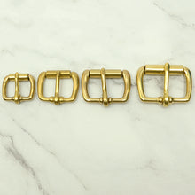 Load image into Gallery viewer, Solid Brass roller Buckle Single Version Make a Belt Leather craft tools ,MLT-P0000DRG