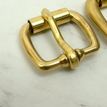 Load image into Gallery viewer, Solid Brass roller Buckle Single Version Make a Belt Leather craft tools ,MLT-P0000DRG