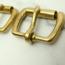 Load image into Gallery viewer, Solid Brass roller Buckle Single Version Make a Belt Leather craft tools ,MLT-P0000DRG
