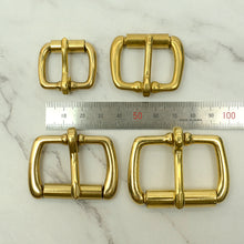 Load image into Gallery viewer, Solid Brass roller Buckle Single Version Make a Belt Leather craft tools ,MLT-P0000DRG