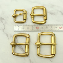 Load image into Gallery viewer, Solid Brass roller Buckle Single Version Make a Belt Leather craft tools ,MLT-P0000DRG