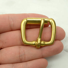 Load image into Gallery viewer, Solid Brass roller Buckle Single Version Make a Belt Leather craft tools ,MLT-P0000DRG