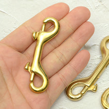 Load image into Gallery viewer, Double Head Swivel Clips Solid Brass Leather craft tools MLT- P0000DRJ