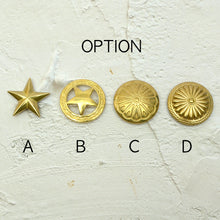 Load image into Gallery viewer, Brass Concho Screws Available in 4 styles, Anti rust, Leather craft tools MLT-P0000CDS