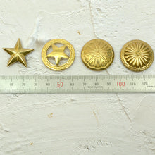 Load image into Gallery viewer, Brass Concho Screws Available in 4 styles, Anti rust, Leather craft tools MLT-P0000CDS