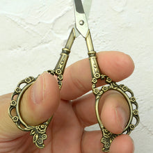 Load image into Gallery viewer, Craft classic mini scissors for thread fabric cutting small scissors side scissors Leather craft tools, MLT-P0000DRL