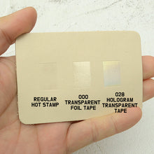 Load image into Gallery viewer, ITW foils Hot stamp Foil Stamped for vegetable leather, Leather Craft tools MLT-P0000CDB