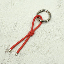 Load image into Gallery viewer, Stitched Napa Leather Cord Lam skin Round Strap necklace mask strap MLT- P0000DRS