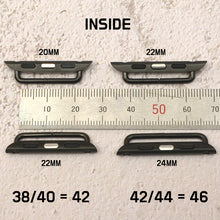 Load image into Gallery viewer, Plated Metal watch strap connector for 38/40, 42/44mm straps or wristband Making Suppliers-MLT-P0000CYG