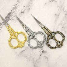 Load image into Gallery viewer, Craft classic mini scissors for thread fabric cutting small scissors side scissors Leather craft tools, MLT-P0000DRL