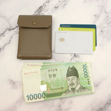 Load image into Gallery viewer, DIY Leather All in ONE Half wallet Making Kit real Leather MLT P0000DSE