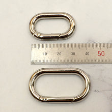 Load image into Gallery viewer, Open Oval Ring Two Size Key Ring Making Sub-materials Leather craft tools MLT - P0000DTC