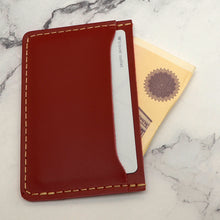 Load image into Gallery viewer, DIY Leather quick pocket card case Making Kit real Leather MLT P0000DTE