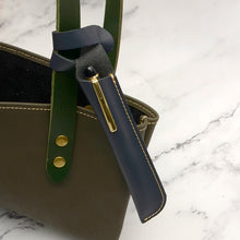 Load image into Gallery viewer, DIY Leather pen pouch for a bag Making Kit real Leather MLT P0000DTI