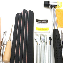 Load image into Gallery viewer, Beginner Class tool set ,making bag, Leather craft tools MLT- P0000BYV