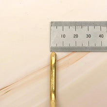 Load image into Gallery viewer, Leather Craft Soild Brass Half Buckle single bar buckle making a belt, strap MLT-P0000DTP