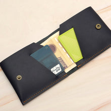 Load image into Gallery viewer, DIY Leather Simple easy Half wallet Making Kit real Leather MLT P0000DUD