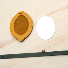 Load image into Gallery viewer, DIY Lemon Mirror Making Kit Thread needle can be added Leather craft tools MLT-P0000DUI