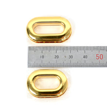 Load image into Gallery viewer, High quality Brass Oval eyelet 17,20mm Made in Korea, Leather craft tool. MLT-P0000CTV