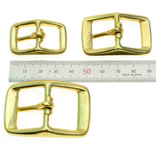 Load image into Gallery viewer, Solid Brass Round Buckle: Belt Straps, Bag Making (15~25mm) leather Craft MLT-P0000DBZ